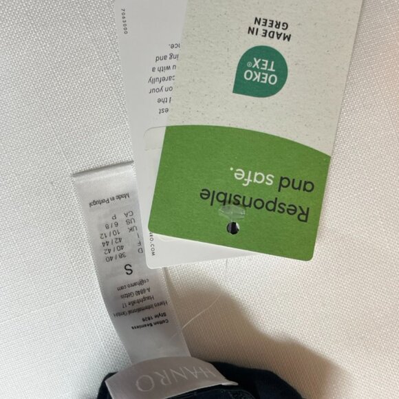 NWT Hanro Full Brief Cotton Seamless in Black Size Small - Picture 4 of 5